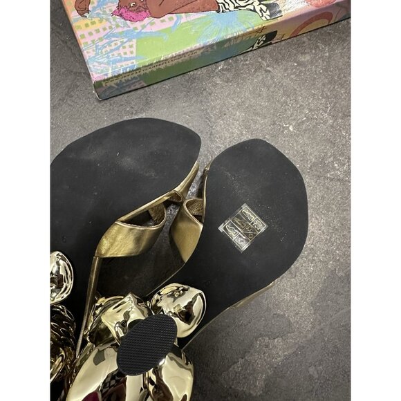 Jeffrey Campbell Brassia Sandals Gold - Picture 6 of 6